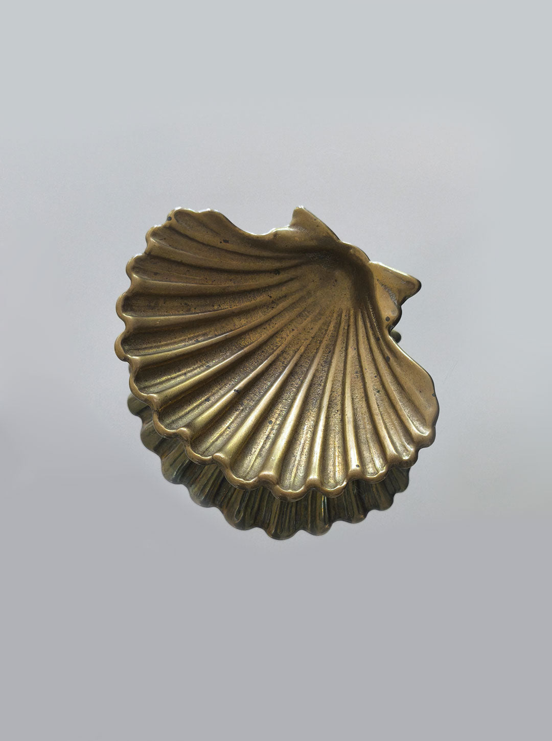 Vintage Shell Brass Vide-Poche