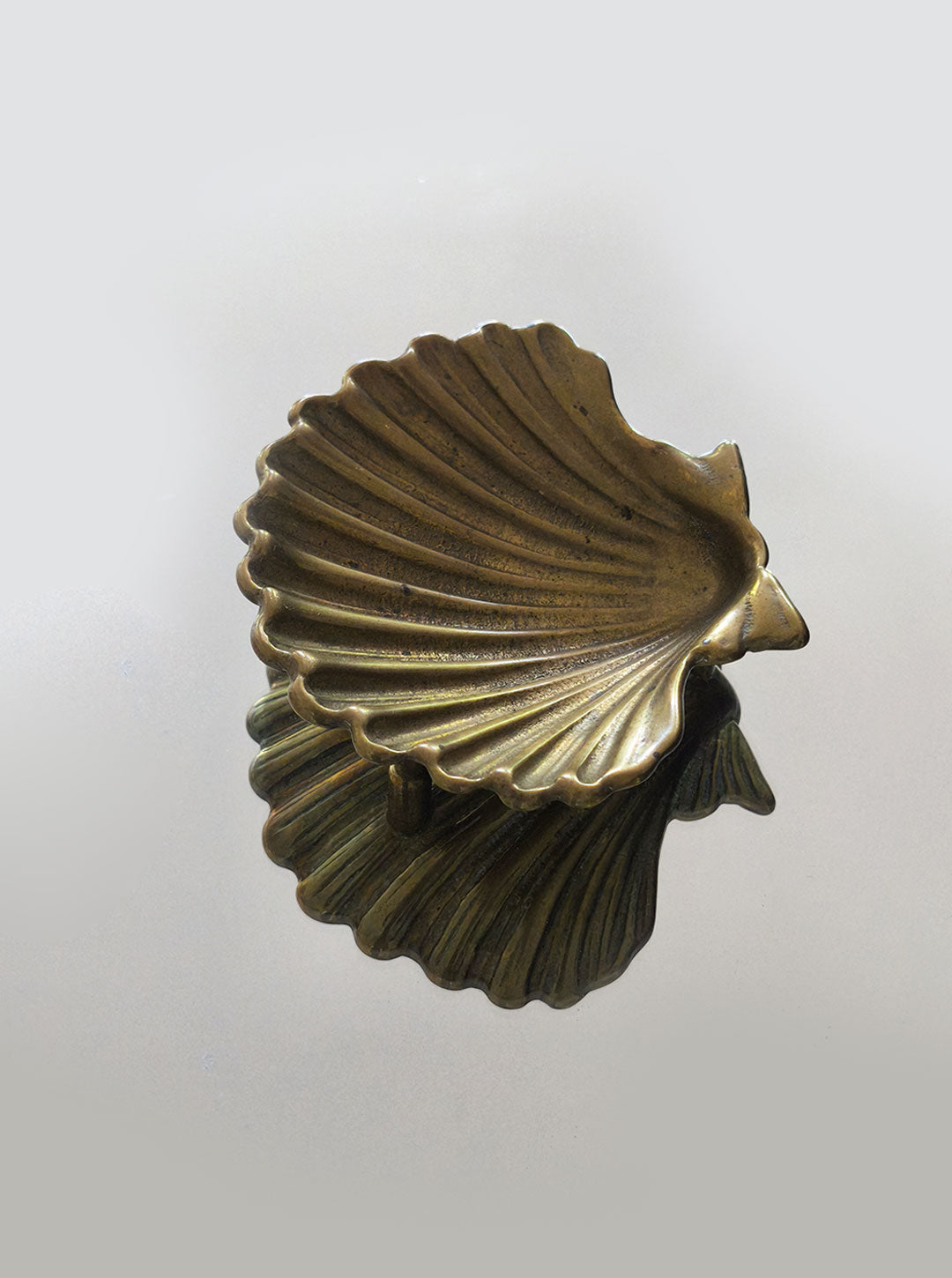 Vintage Shell Brass Vide-Poche