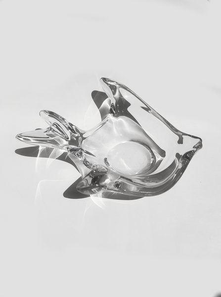 Vintage Glass Fish Vide Poche