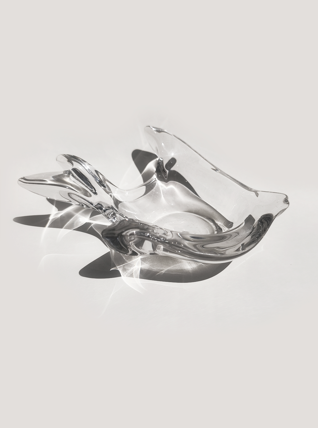 Vintage Glass Fish Vide Poche