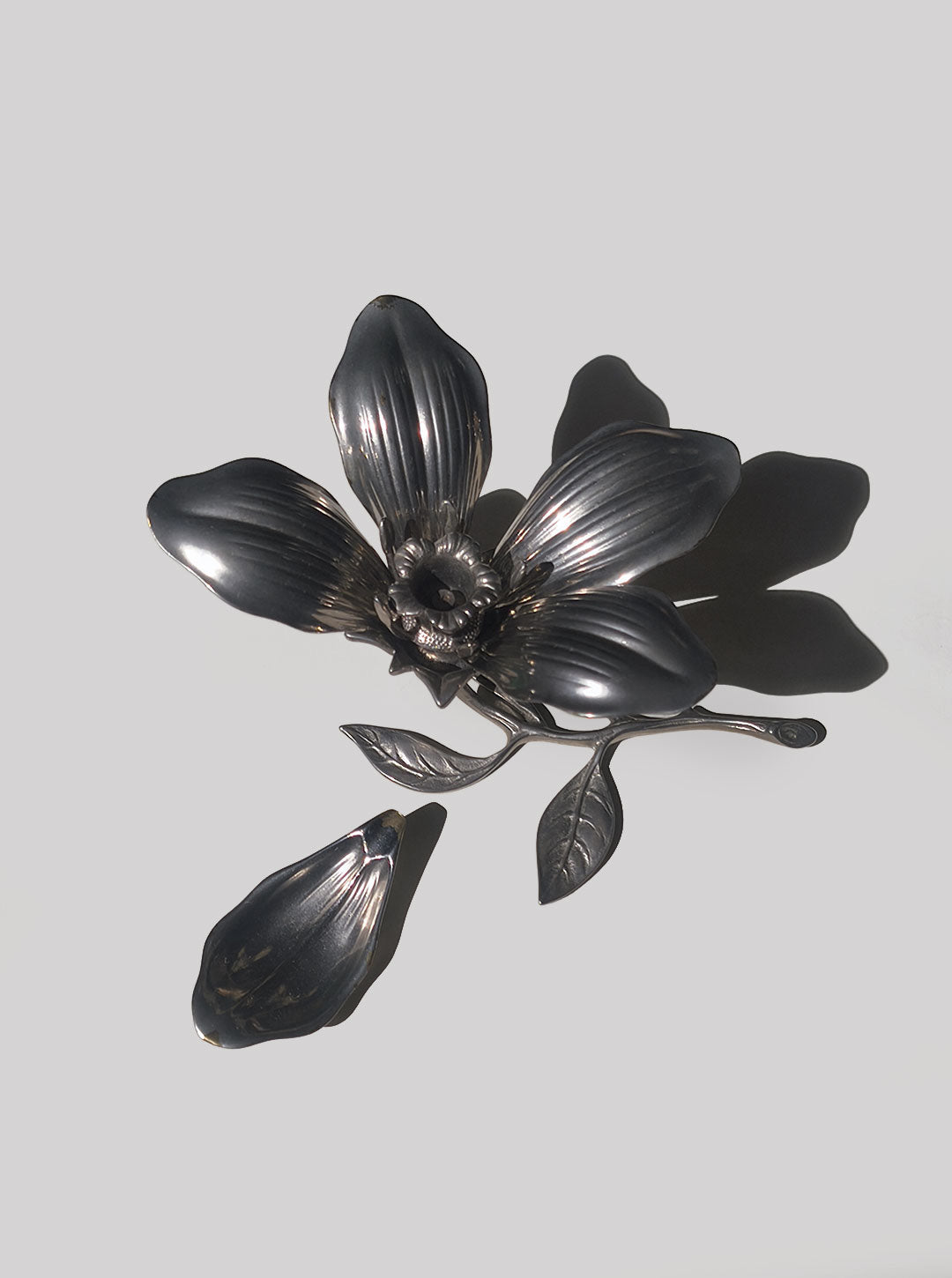 Vintage Floral Candle Holder & Ashtrays