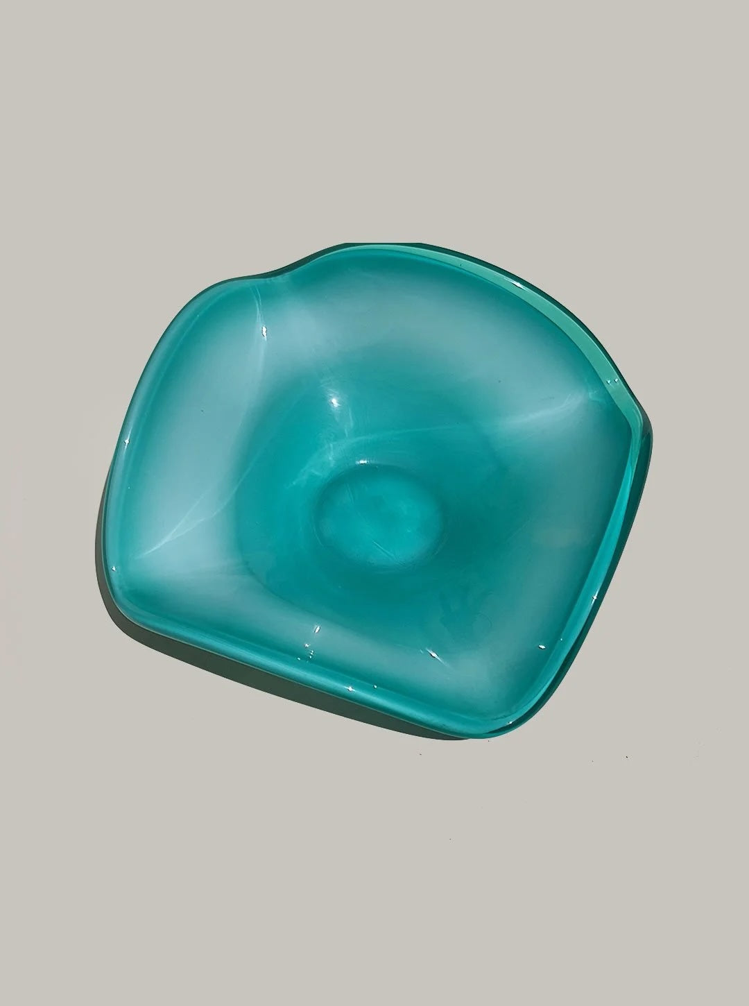 Organic Vintage Glass Vide Poche