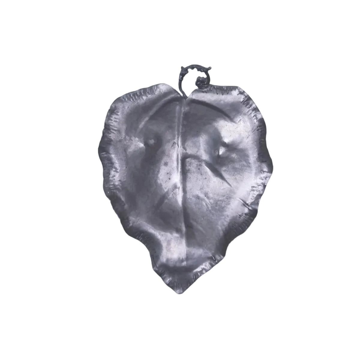 Vintage Leaf Pewter Vide Poche