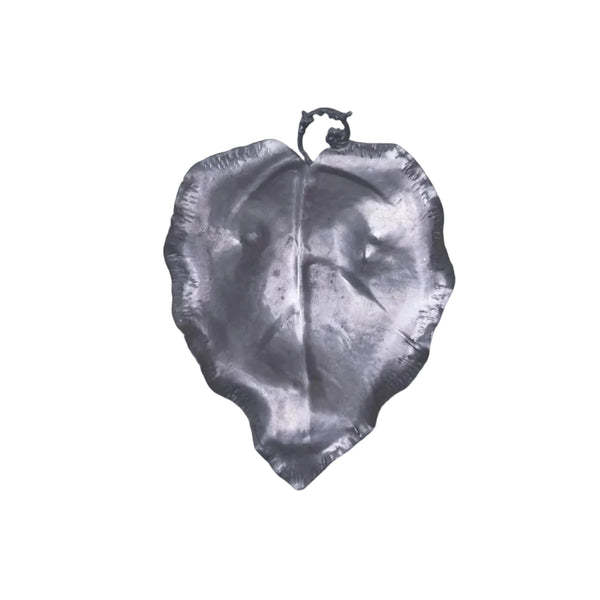 Vintage Leaf Pewter Vide Poche