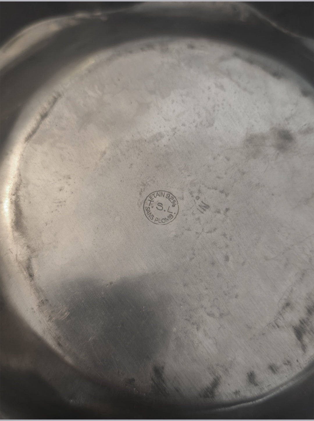 Vintage Small Pewter Dish