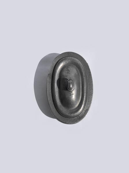 Vintage Pewter Oval Box