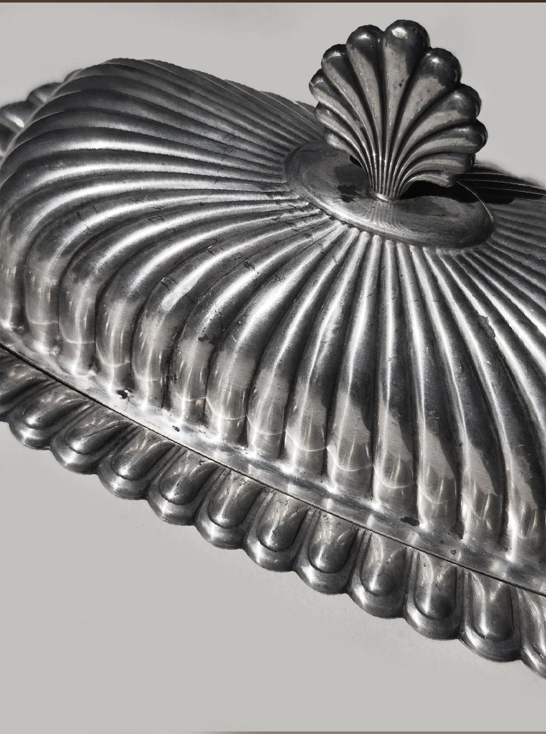 Vintage Shell Butter Dish