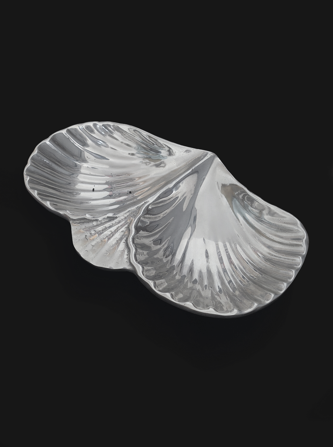 Vintage Shell Double Tray