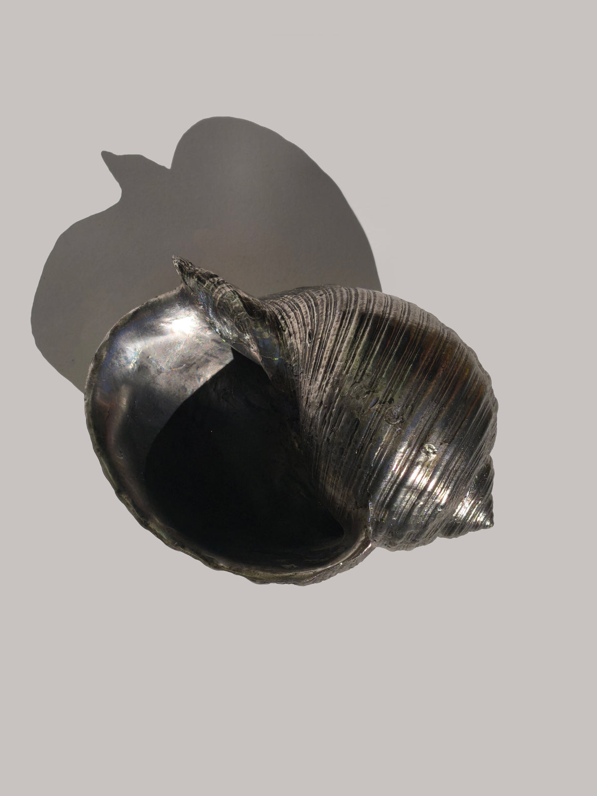 Vintage Silver Shell Sculpture