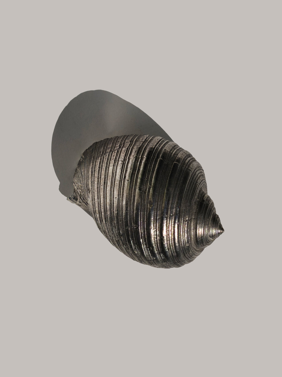 Vintage Silver Shell Sculpture