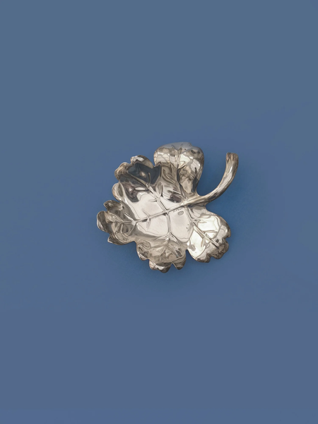 Vintage Silver Plated Leaf
