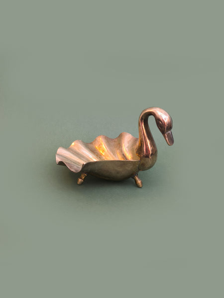 Vintage  Swan Shell Vide Poche