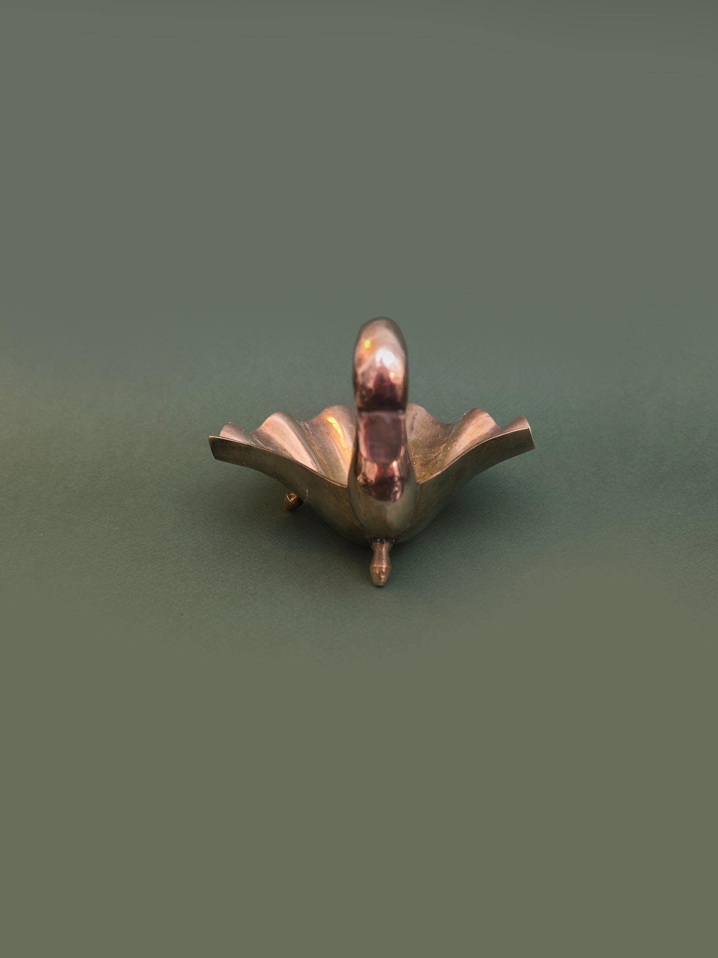 Vintage  Swan Shell Vide Poche