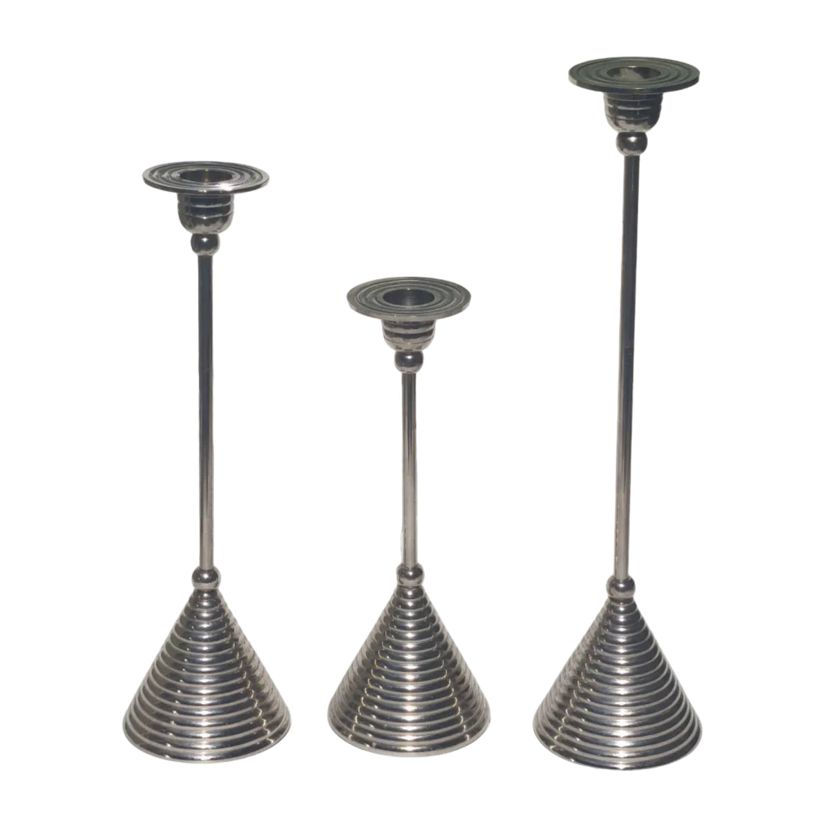 Vintage Trio of Candle Holders