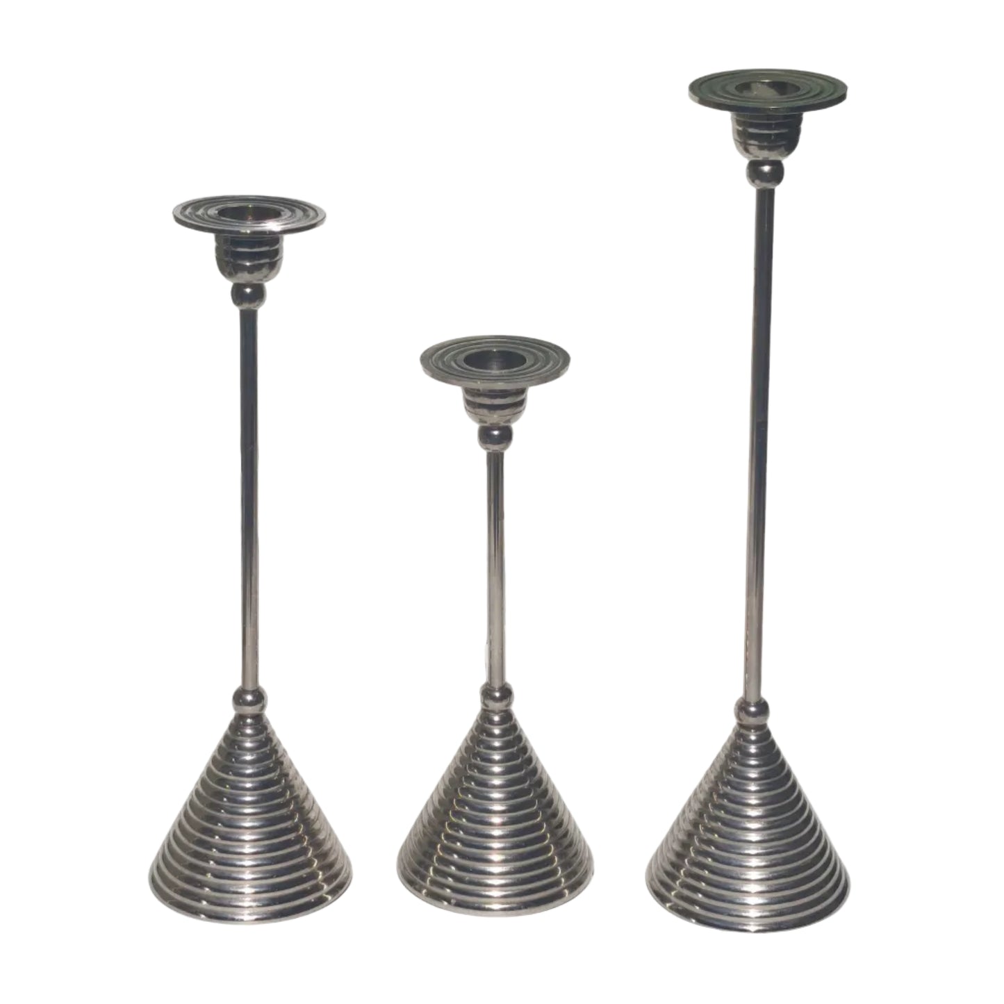 Vintage Trio of Candle Holders
