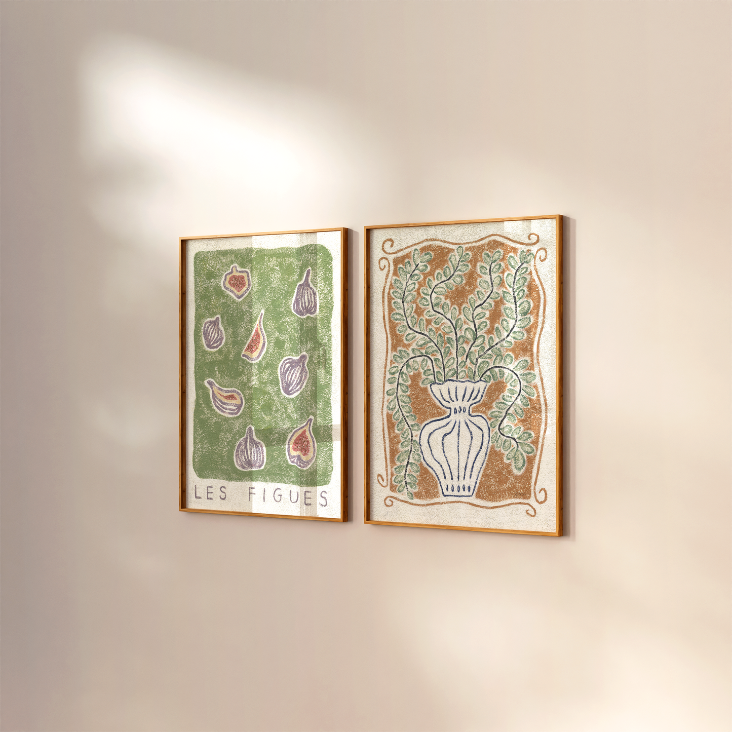 Les Fleurs Rouges - Botanical Art Print