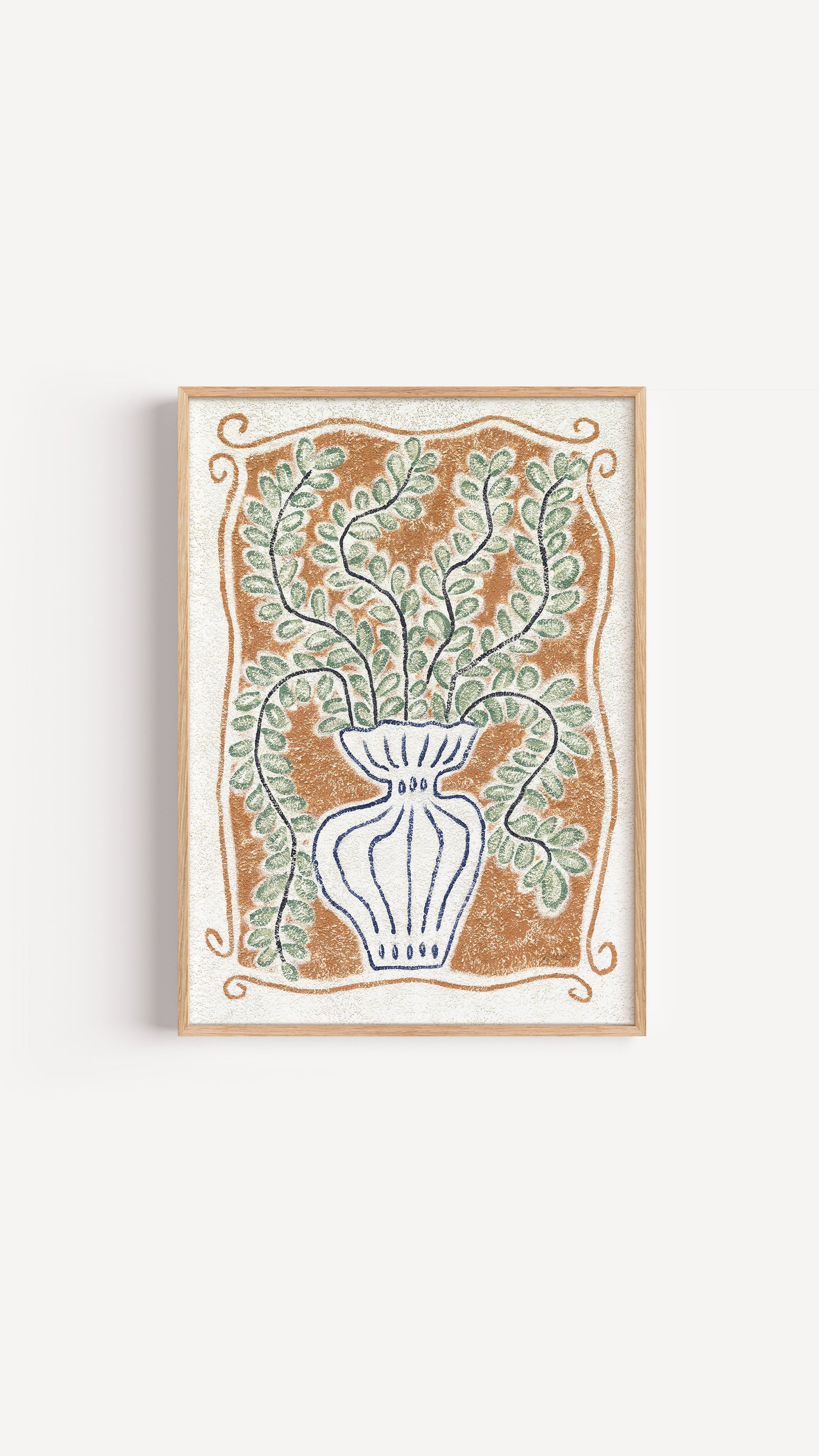 Les Fleurs Rouges - Botanical Art Print