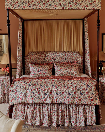 Fitted Sheet made with Liberty Fabric EVA BELLE - Coco & Wolf