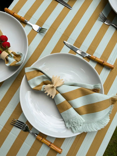 Lido Stripe Table Runner in Sole