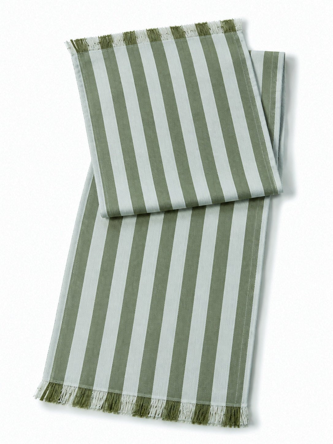 Lido Stripe Table Runner in Oliva