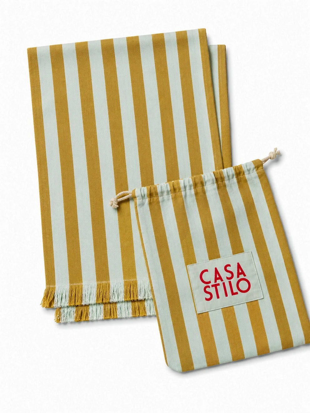 Lido Stripe Table Runner in Sole