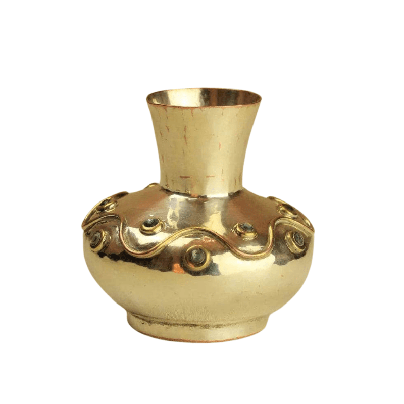 Vintage Mexican Silver Vase