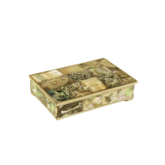 Vintage Abalone Jewellery Box