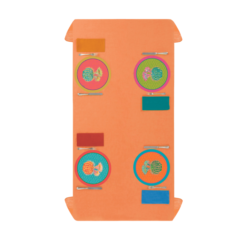 Masonite Placemat | Cactus Orange