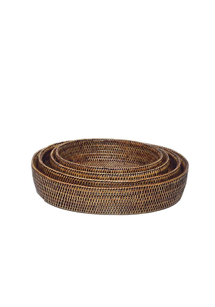 Lil' Oval Rattan Bowl - Casa by Josephine Jenno