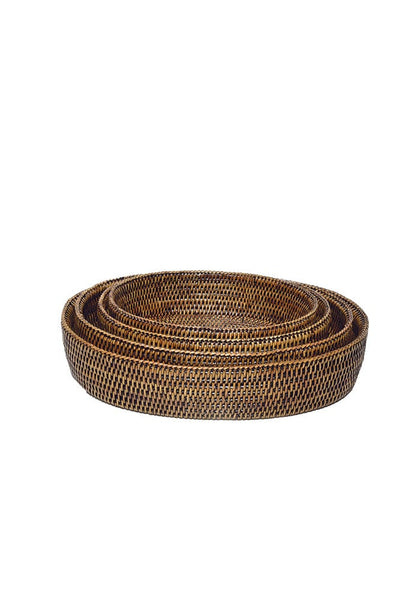 Lil' Oval Rattan Bowl - Casa by Josephine Jenno