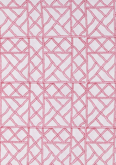 Lily's Pink Bamboo Lattice Tablecloth - Casa by Josephine Jenno