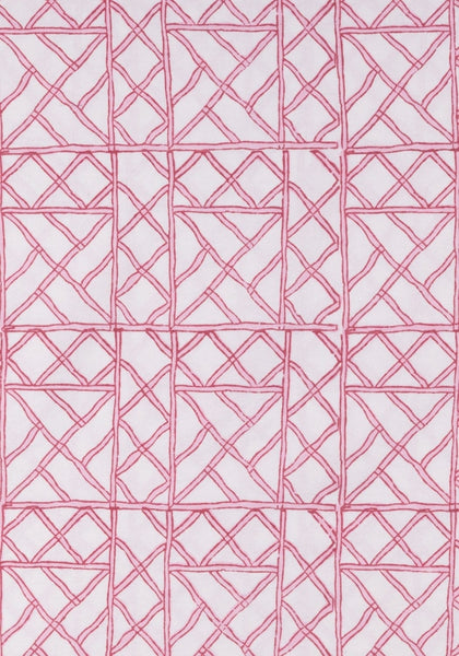 Lily's Pink Bamboo Lattice Tablecloth - Casa by Josephine Jenno
