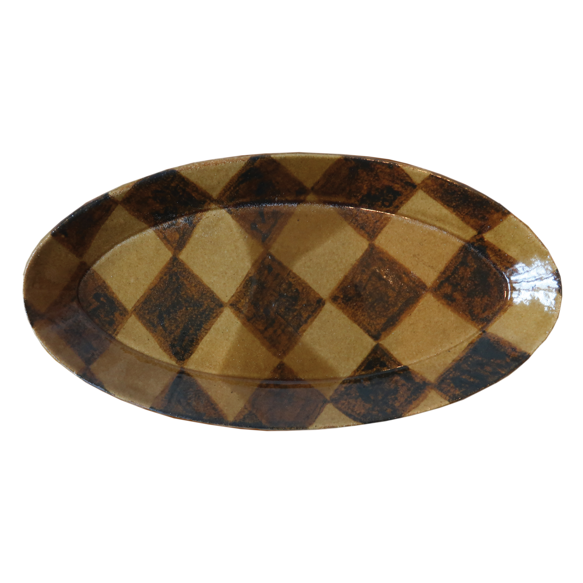 Honey Glaze Circus Dish - Long Oval