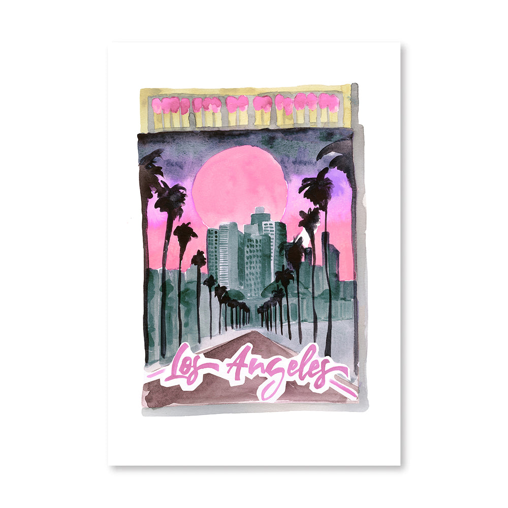 Los Angeles Matchbook Print