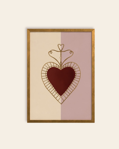 Love Heart Art Print