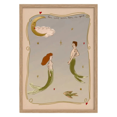 Love Will Never Tear Us Apart art print — hand-illustrated giclée by Queen of the Rodeo