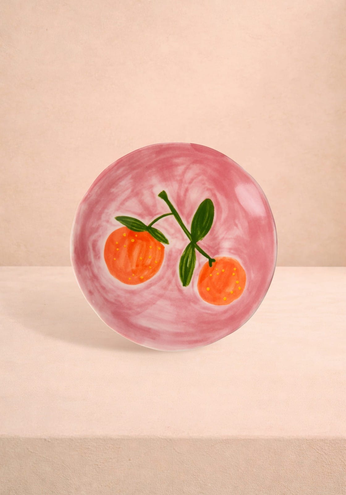 Lunch Plates Peaches and Keen Plates After Matisse  - Set of 4