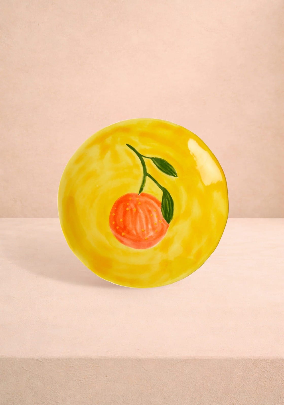 Lunch Plates Peaches and Keen Plates After Matisse  - Set of 4