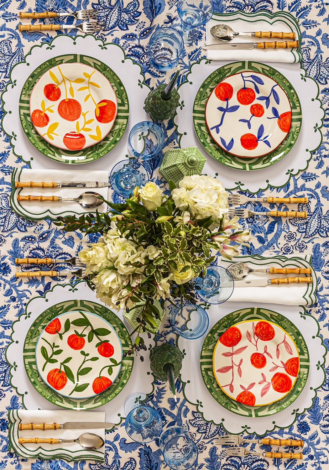 Buds in May Lunch Plates