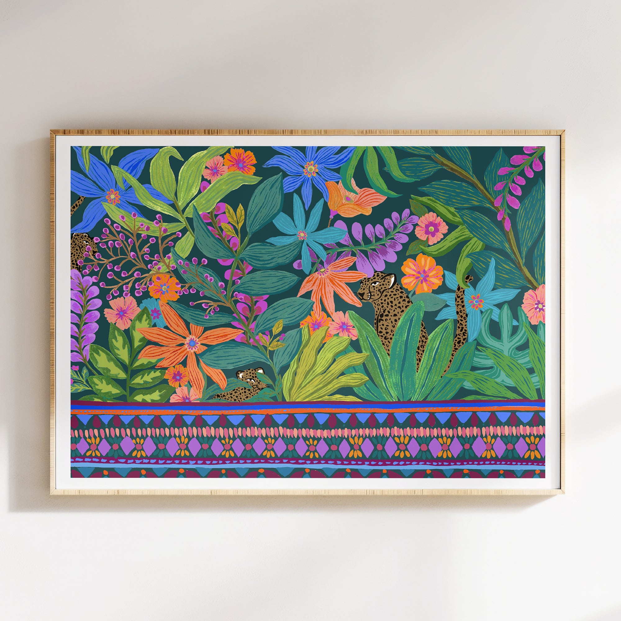 Lush Leopards Limited Edition Art Print