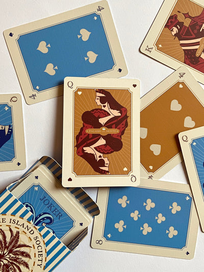 Illustrated playing cards styled as meaningful birthday gift for mum