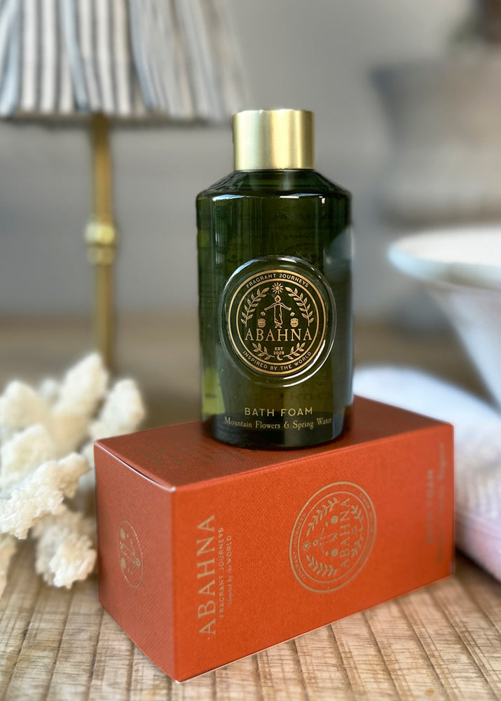Luxury mini bath foam – Abahna Mandarin & Sicilian Bergamot citrus fragrance
