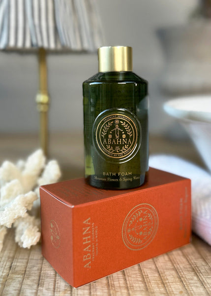 Luxury mini bath foam – Abahna Mandarin & Sicilian Bergamot citrus fragrance