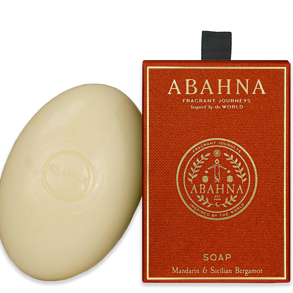 Mandarin & Sicilian Bergamot bath foam with nourishing soap – Abahna gift set
