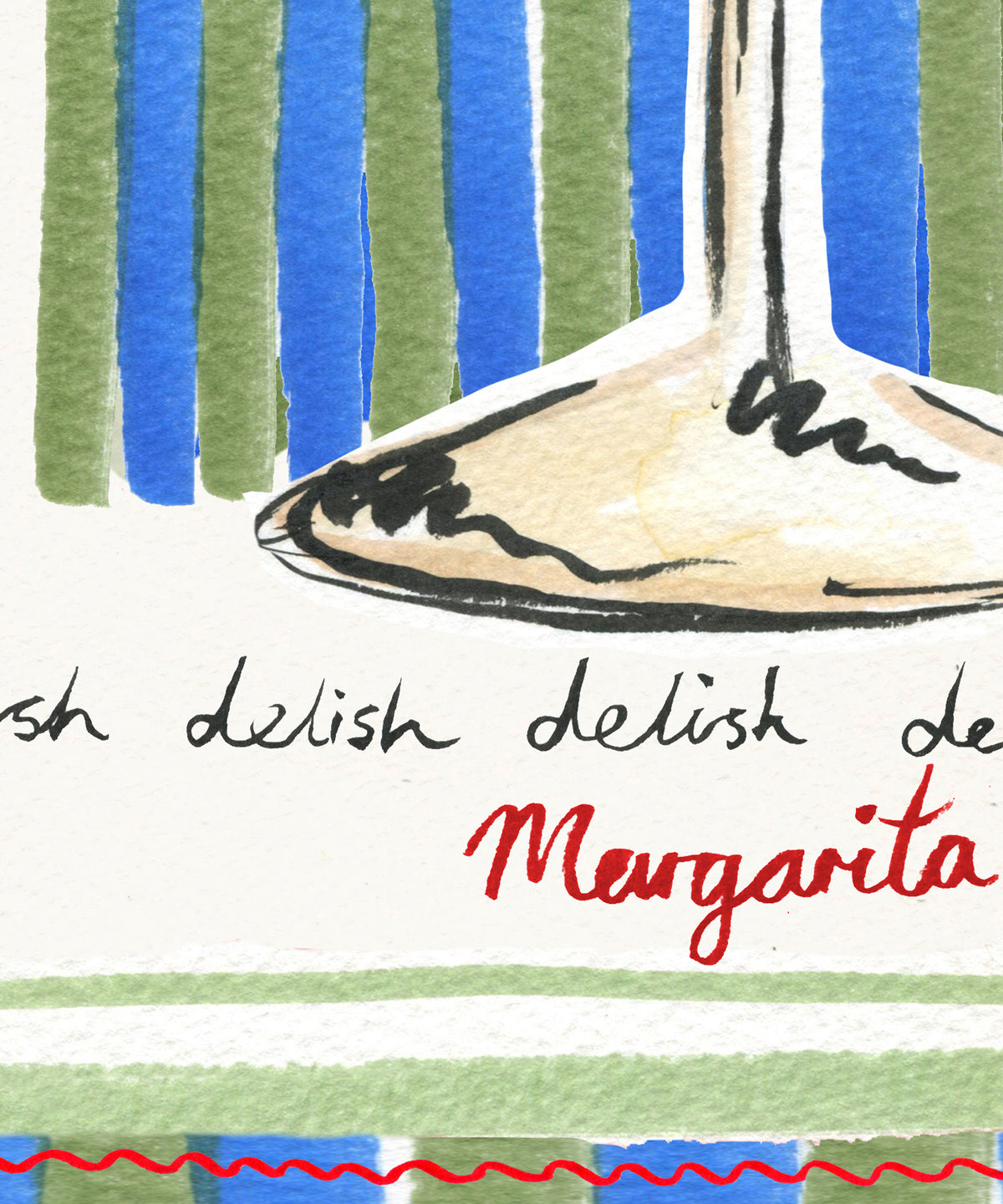 Margarita, Cocktail Art Print.