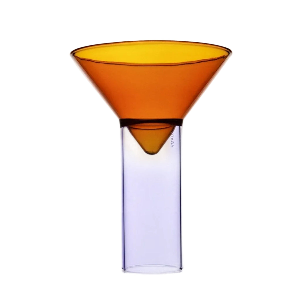 Martini Shot Glass - Amber & Lilac - TRAGA