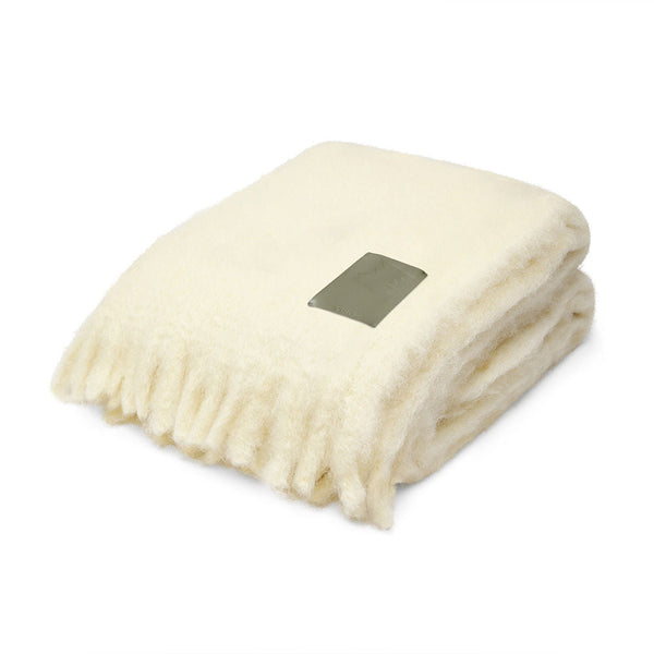 Burro Mohair Blanket – Cream