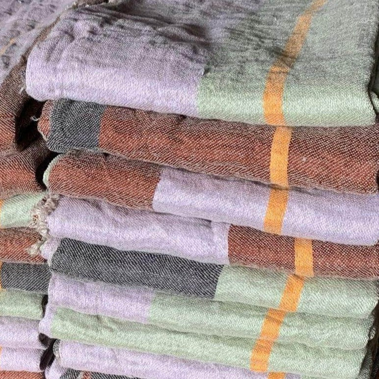 Multicoloured Linen Tablecloth