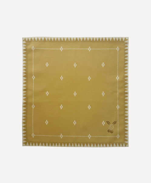 Redwork Napkins in Yellow - Set of 6