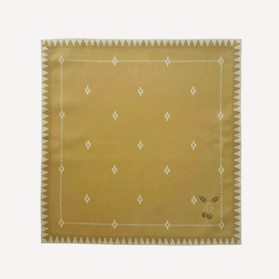 Redwork Napkins in Yellow - Set of 6